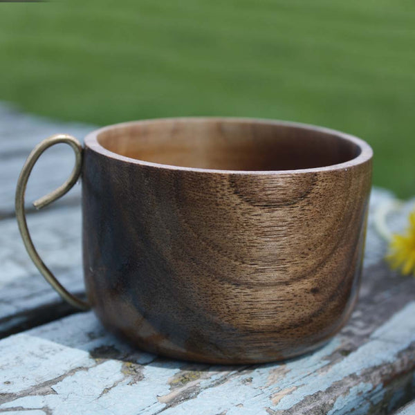 Espresso Becher aus Walnussholz 150 ml