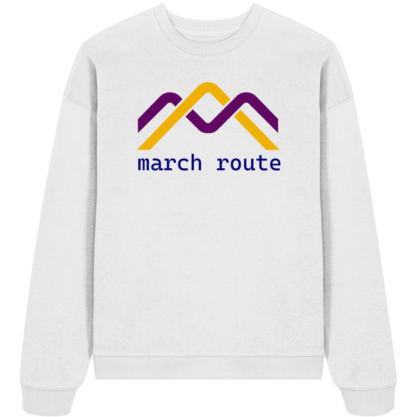 March Rote | Organic Oversize Sweatshirt