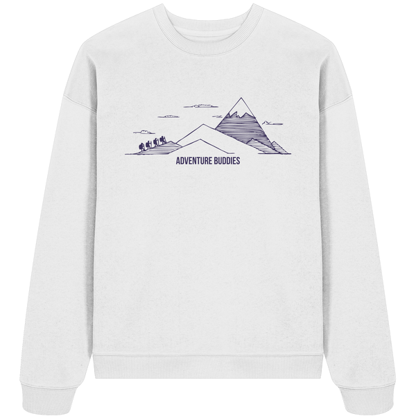 Adventure Buddies | Organic Oversize Sweatshirt
